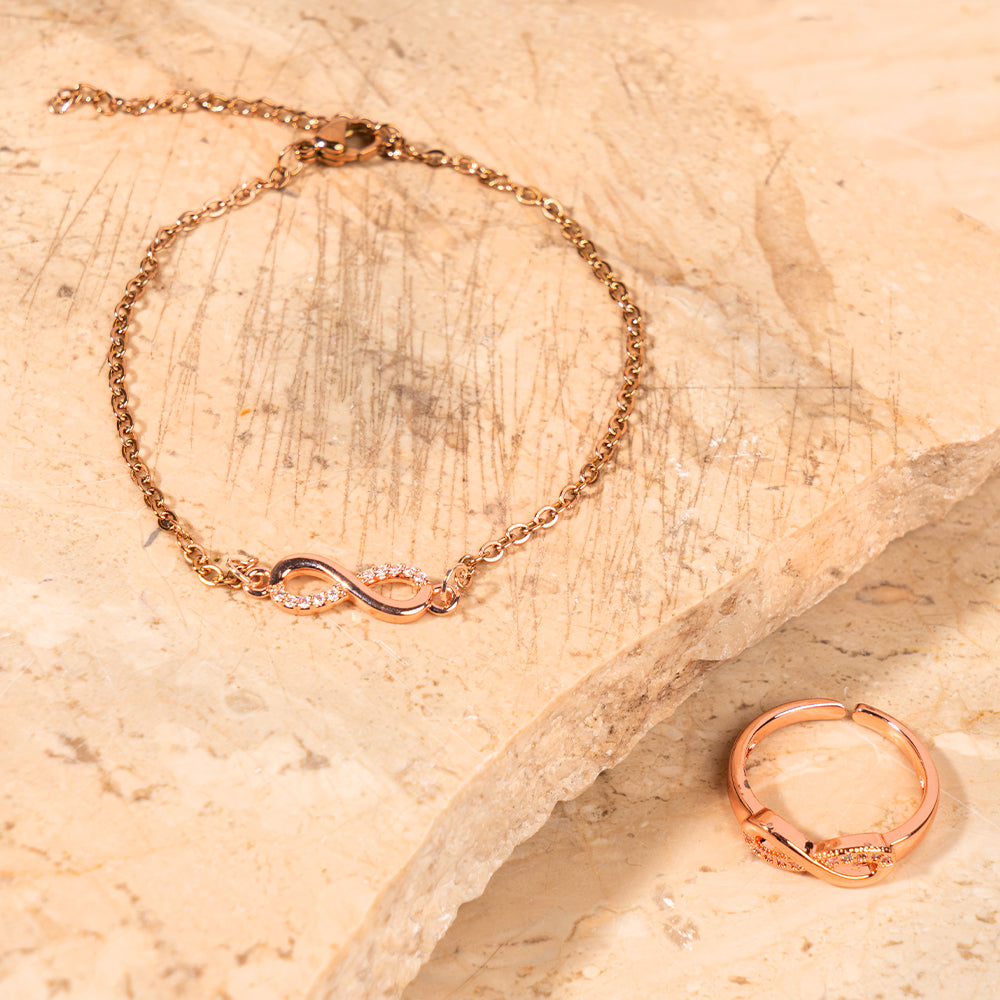 SweetHeart© Infinity & Ring Couples Set