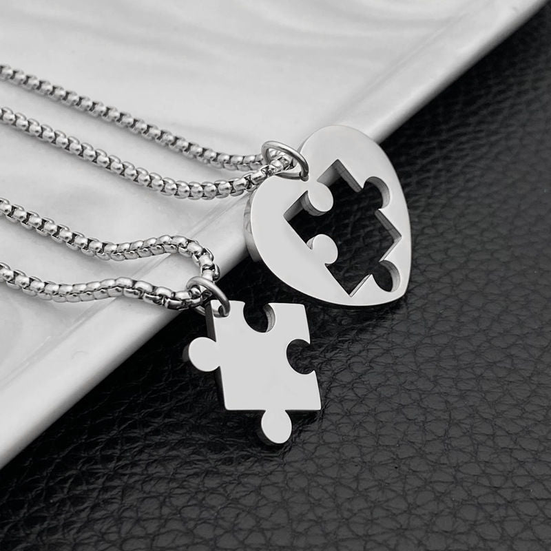 Enigmatic Connections Necklace for Couples (2 Necklaces)